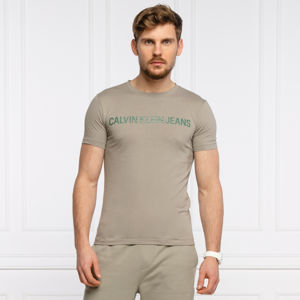 Calvin Klein pánské béžové tričko - XXL (PBU)